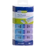 Ezy Dose Weekly AM/PM Travel Pill Organizer and Planner